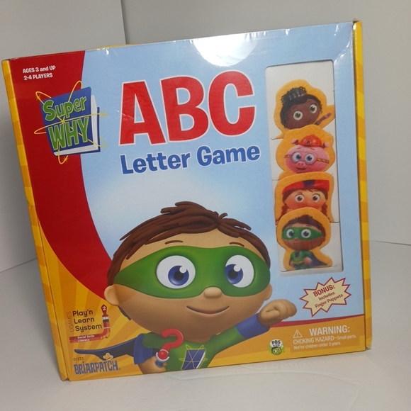 Super Why ABC Letter Game Board Game PBS Kids - Picture 1 of 6